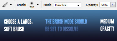 Setting up the Brush