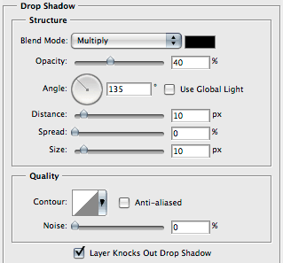 Drop Shadow for Base Layer
