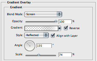 Gradient Overlay Highlights Layer