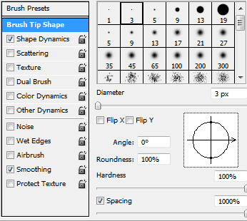 Brush Tip Shape