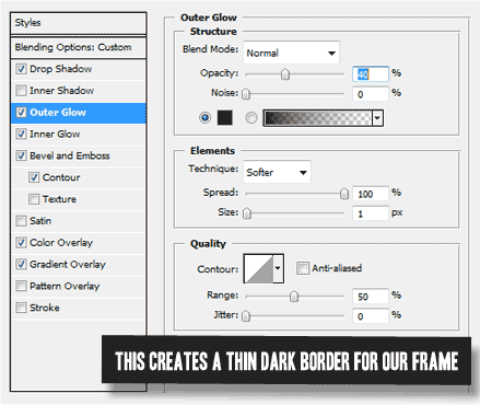 Main Window Border