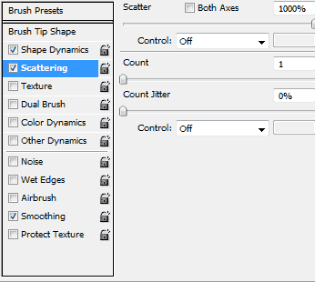 Brush Scattering