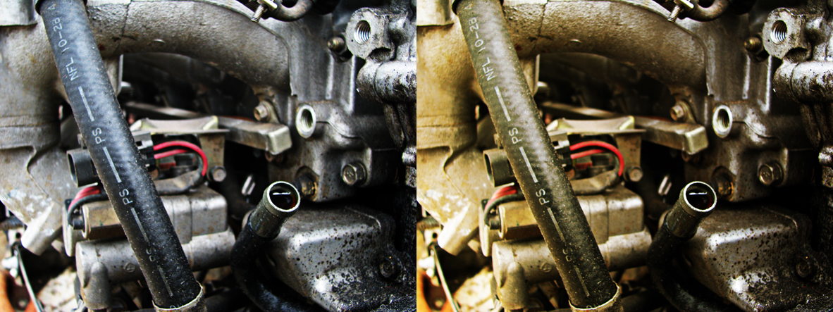 The result of the added layer