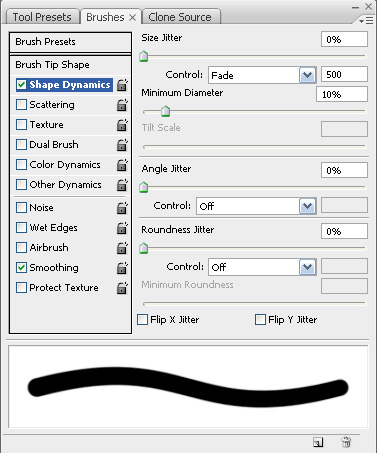 Brush Settings