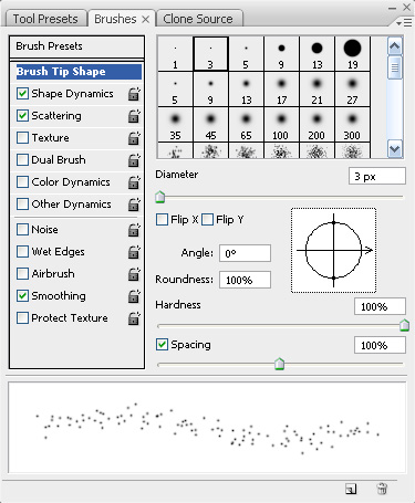 Scatter Brush Spacing
