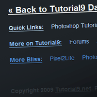Our Footer now makes navigation very easy!