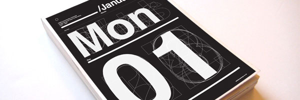 Helvetica 2008 Calendar