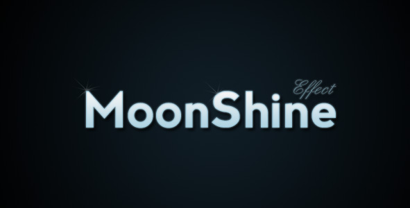 Moon Shine Text Effect