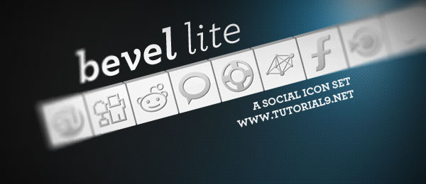 Free Social Icon Pack: Bevel Lite Free Social Icon Pack: Bevel Lite