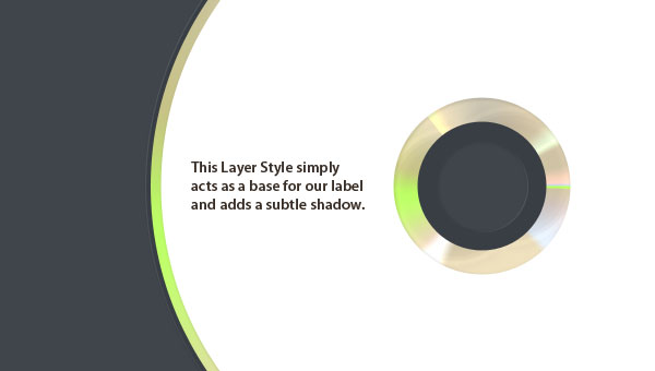Add a base for the Label of the Disc Add a base for the Label of the Disc