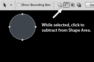 Subtract from Shape Area