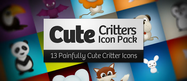 Cute Critters Free Icon Pack