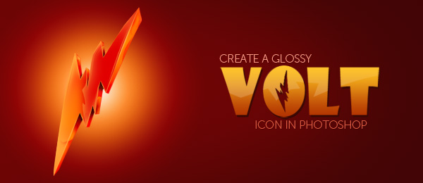 Create a Glossy Volt Icon in Photoshop Create a Glossy Volt Icon in Photoshop