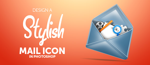 Design a Stylish Mail Icon in Photoshop Design a Stylish Mail Icon in Photoshop