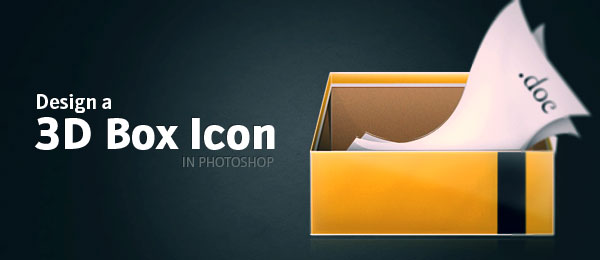 Design a 3D Box Icon in Photoshop Design a 3D Box Icon in Photoshop