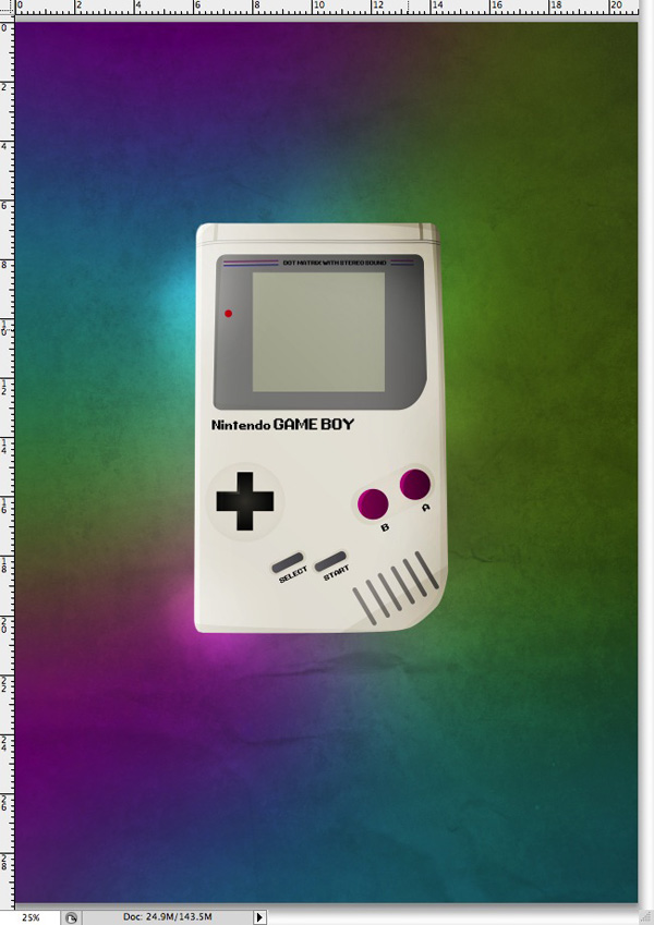 Retro Gameboy Poster