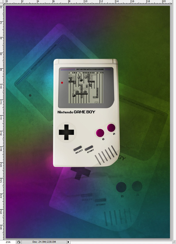 Retro Gameboy Poster