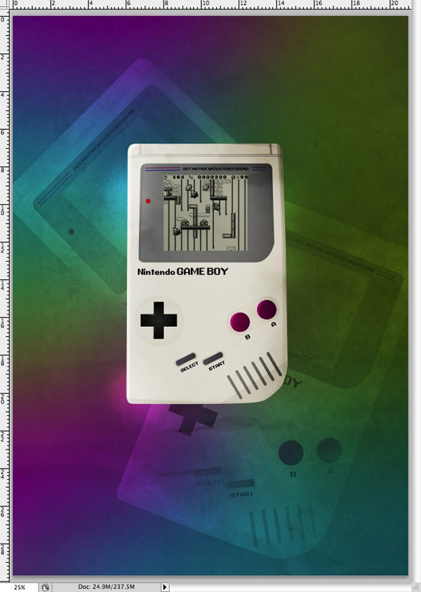 Retro Gameboy Poster