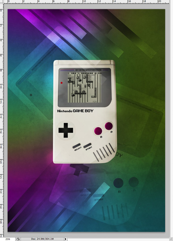 Retro Gameboy Poster