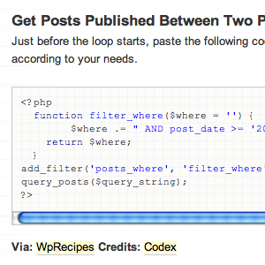 20+ WordPress Recipes (Codes)