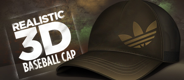 Design a Realistic 3D Baseball Cap in Photoshop