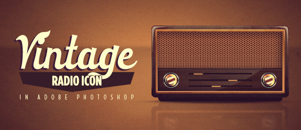 Design a Vintage Radio Icon in Photoshop