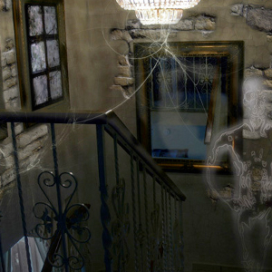 The Ghost in the Old House Photo Manipulation