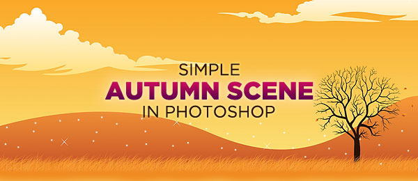 Create a Simple Autumn Scene in Photoshop