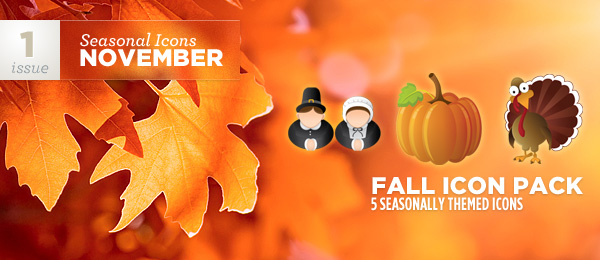 Free Icon Pack: November Seasonal Icons