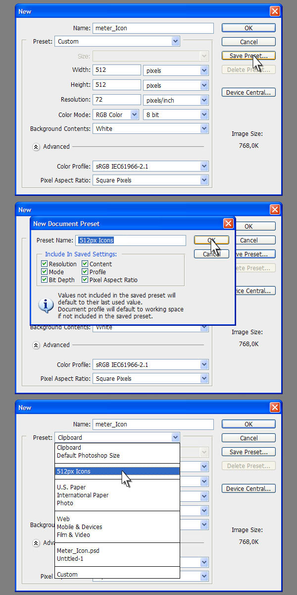 It is very handy to save presets you are planing to use over and over in your daily basis, isn't it?