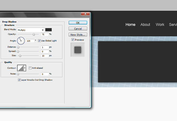 slideshow shadow