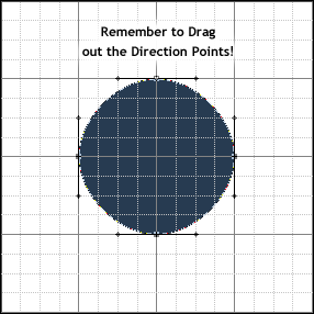 Primitive Circle Shape with Pen Tool