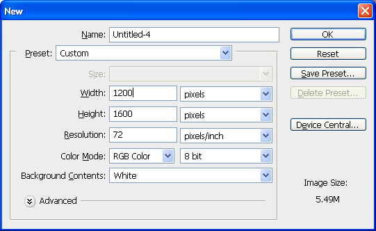 Document Settings