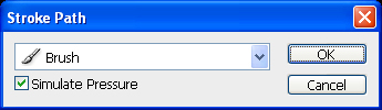 Simulate Brush Pressure