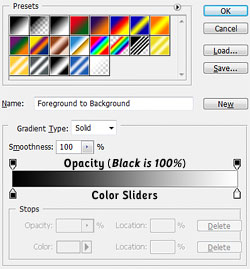 Photoshop\'s Gradient Editor