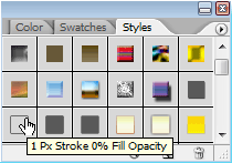 Layer Styles Palette