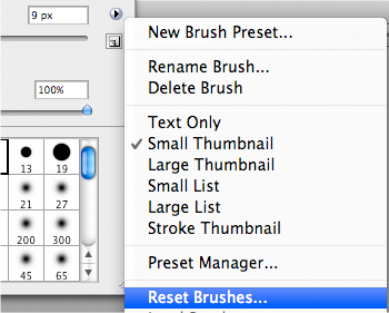Reset Brushes